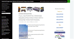 Desktop Screenshot of orangejuicer.machinestore.biz