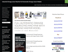 Tablet Screenshot of orangejuicer.machinestore.biz
