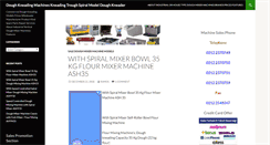 Desktop Screenshot of doughkneading.machinestore.biz