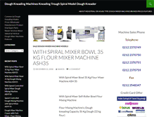 Tablet Screenshot of doughkneading.machinestore.biz